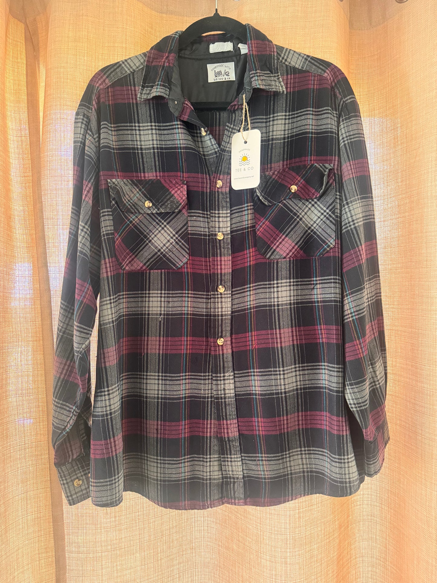 Whitney Houston Flannel Tee