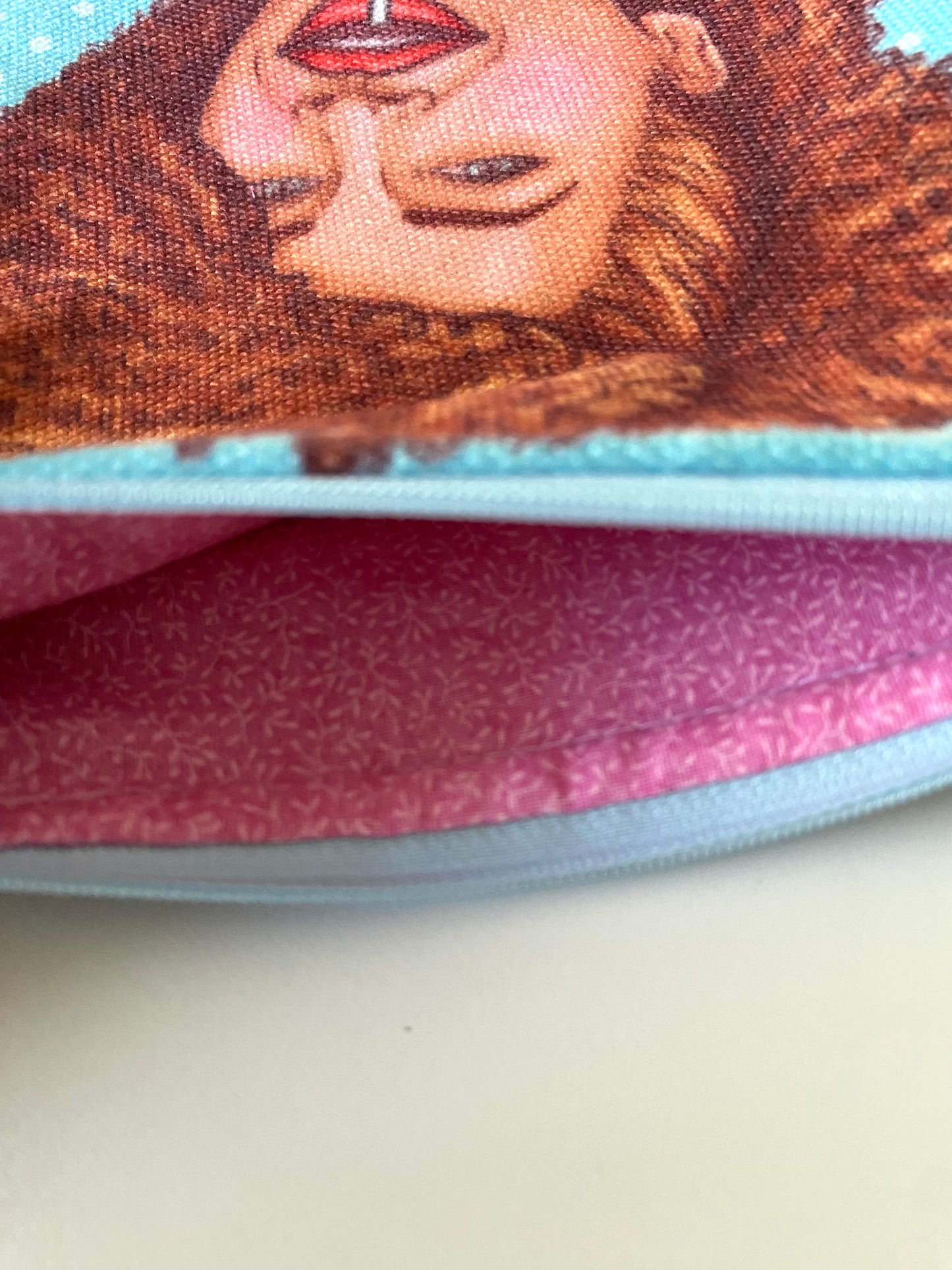 Hey Girl, Pop Art Zippered Pouch Bag