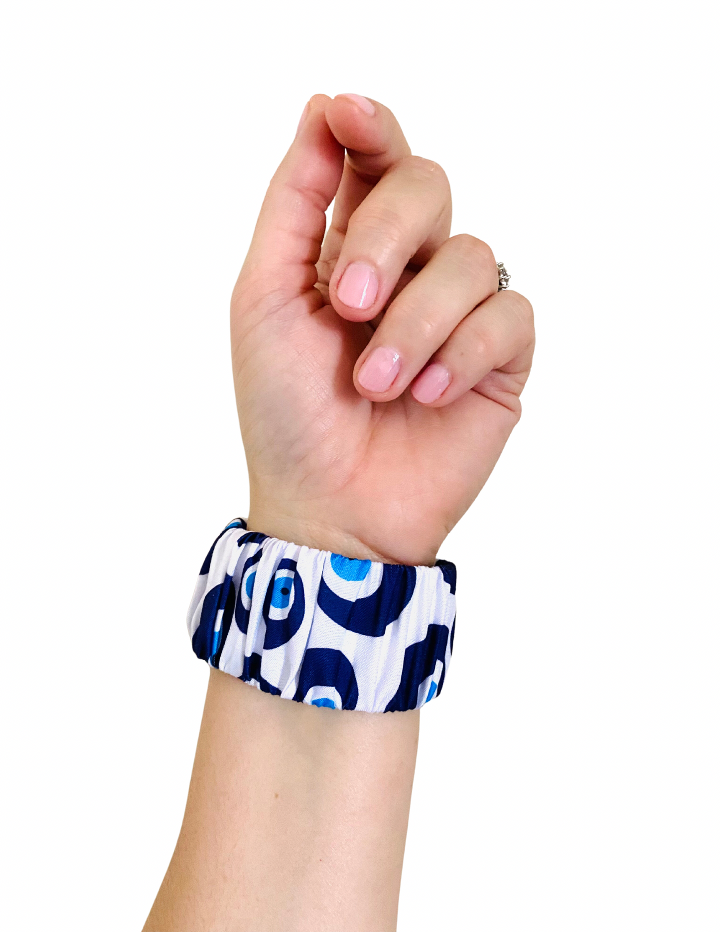 Evil Eye Fabric Bracelet