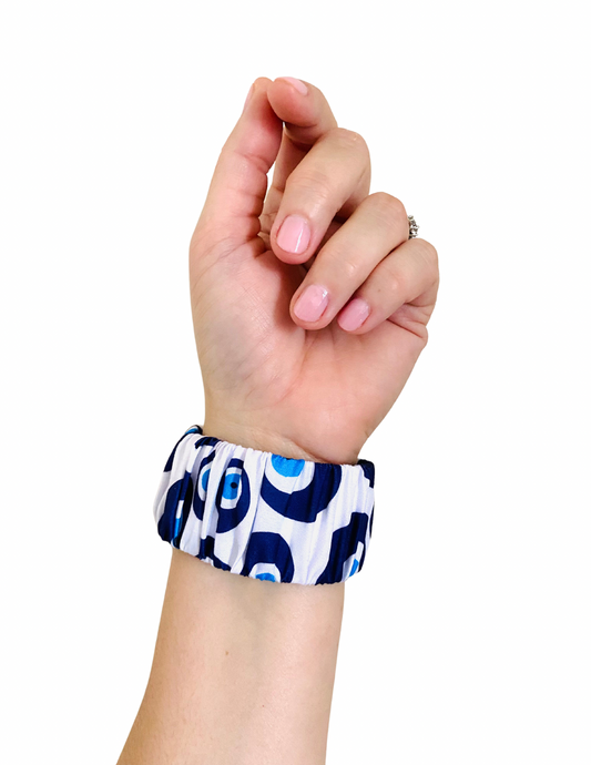 Evil Eye Fabric Bracelet