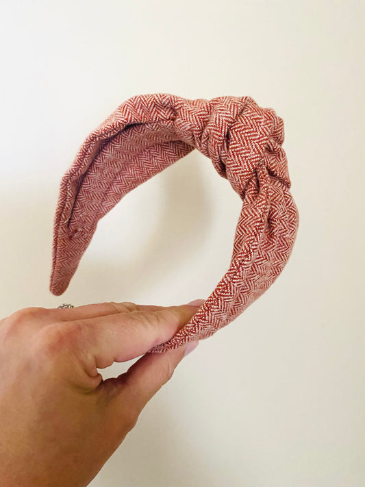 Light Rust Knotted Classic Headband