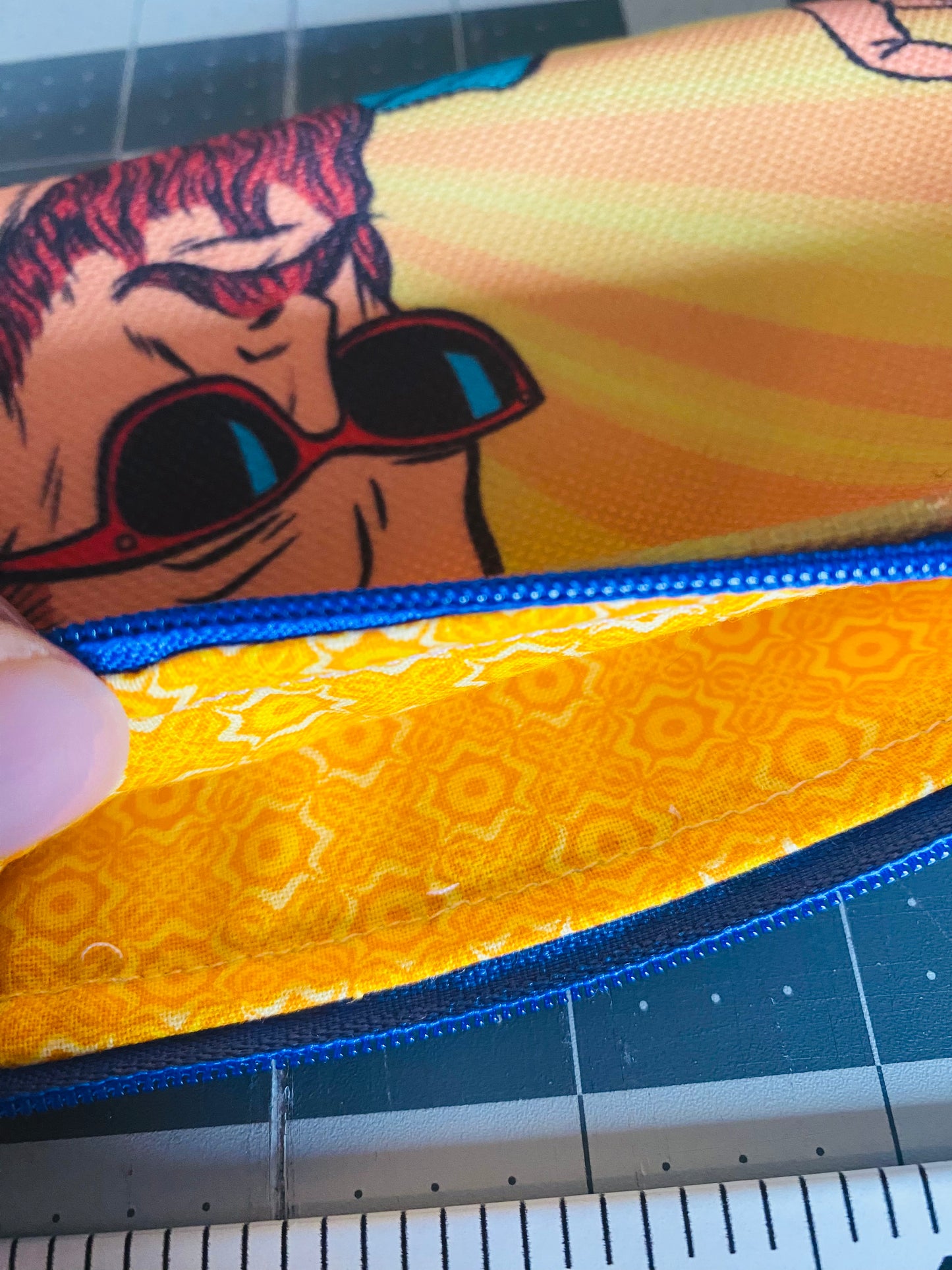 Bearded Dude Zippered Pouch Bag