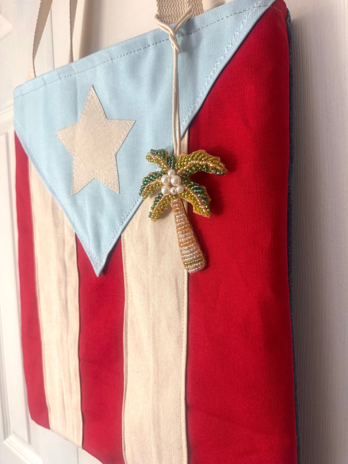 Pre-Order Opens 7/18 Puerto Rican Flag (Light Blue) Tote Bag