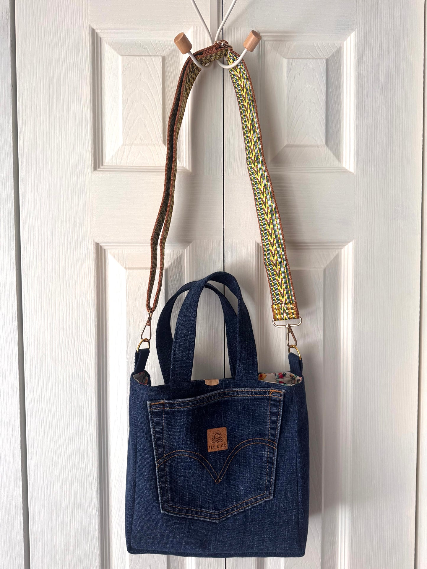 Puerto Rico Inspired Handbag Crossbody Tote
