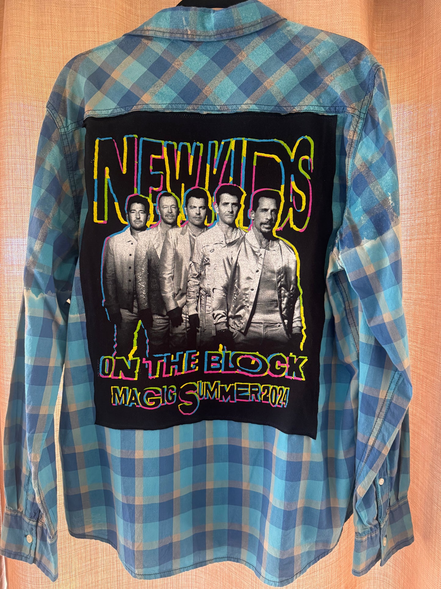 New Kids on the Block Flannel Tee
