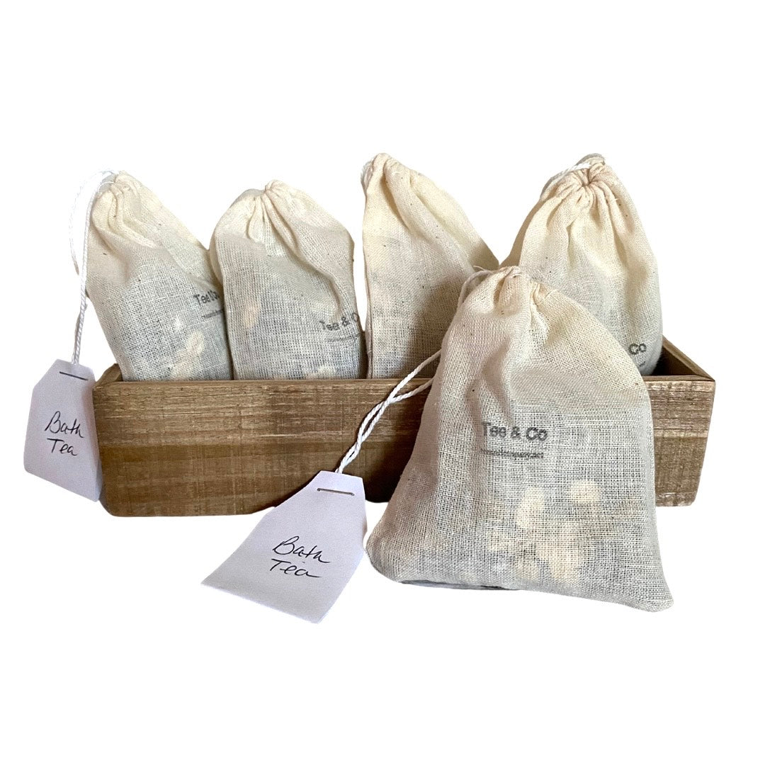 Chamomile Lavender Bath Teas, Herbal Soak Tea Bags