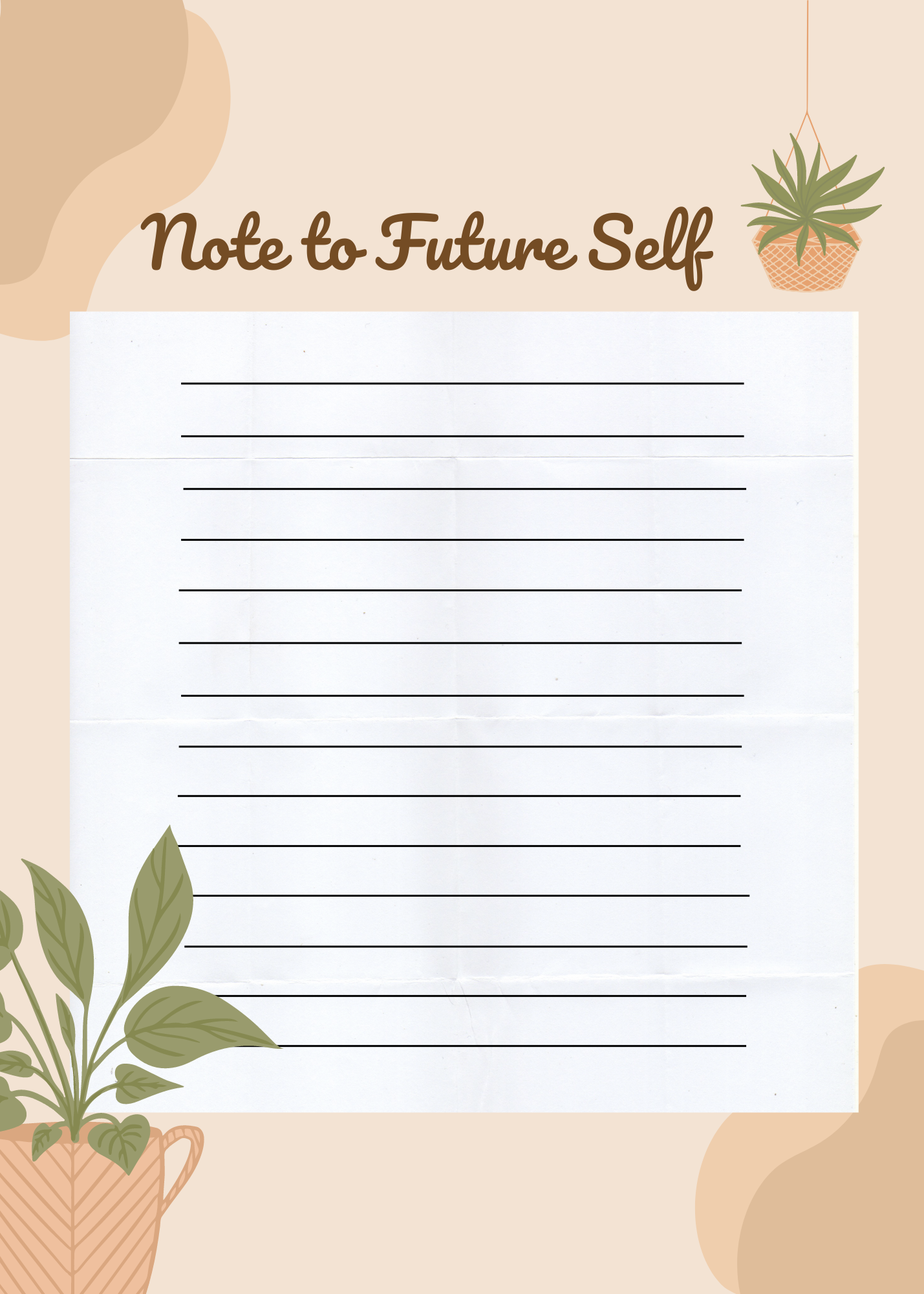 Notes to Future Self
