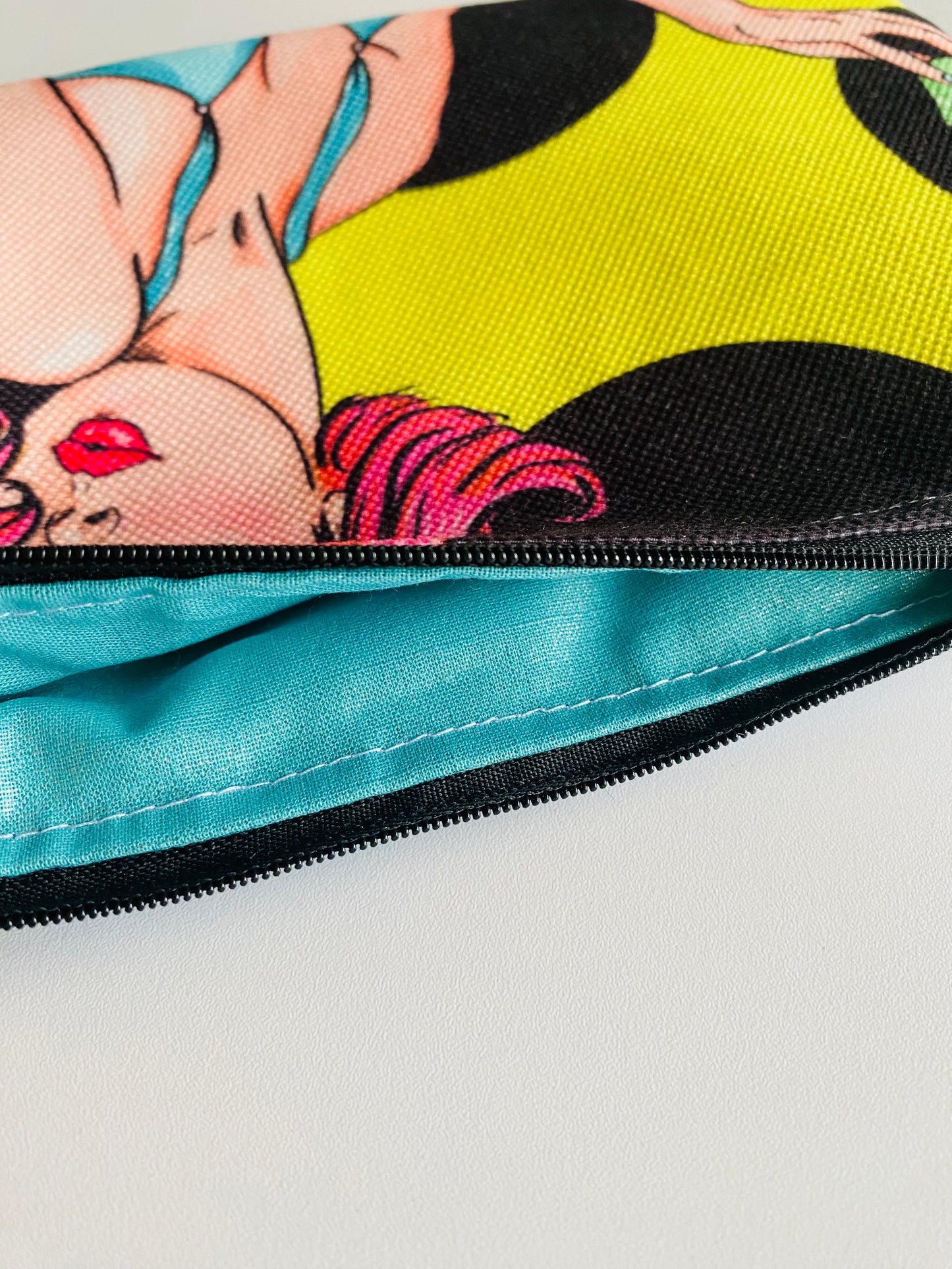 Pop Art "Have a Cupcake” Zippered Pouch Bag